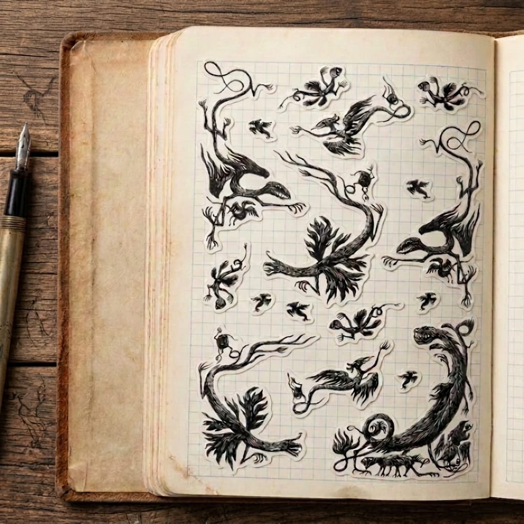 Dark Beasts Sticker Pack set of 2