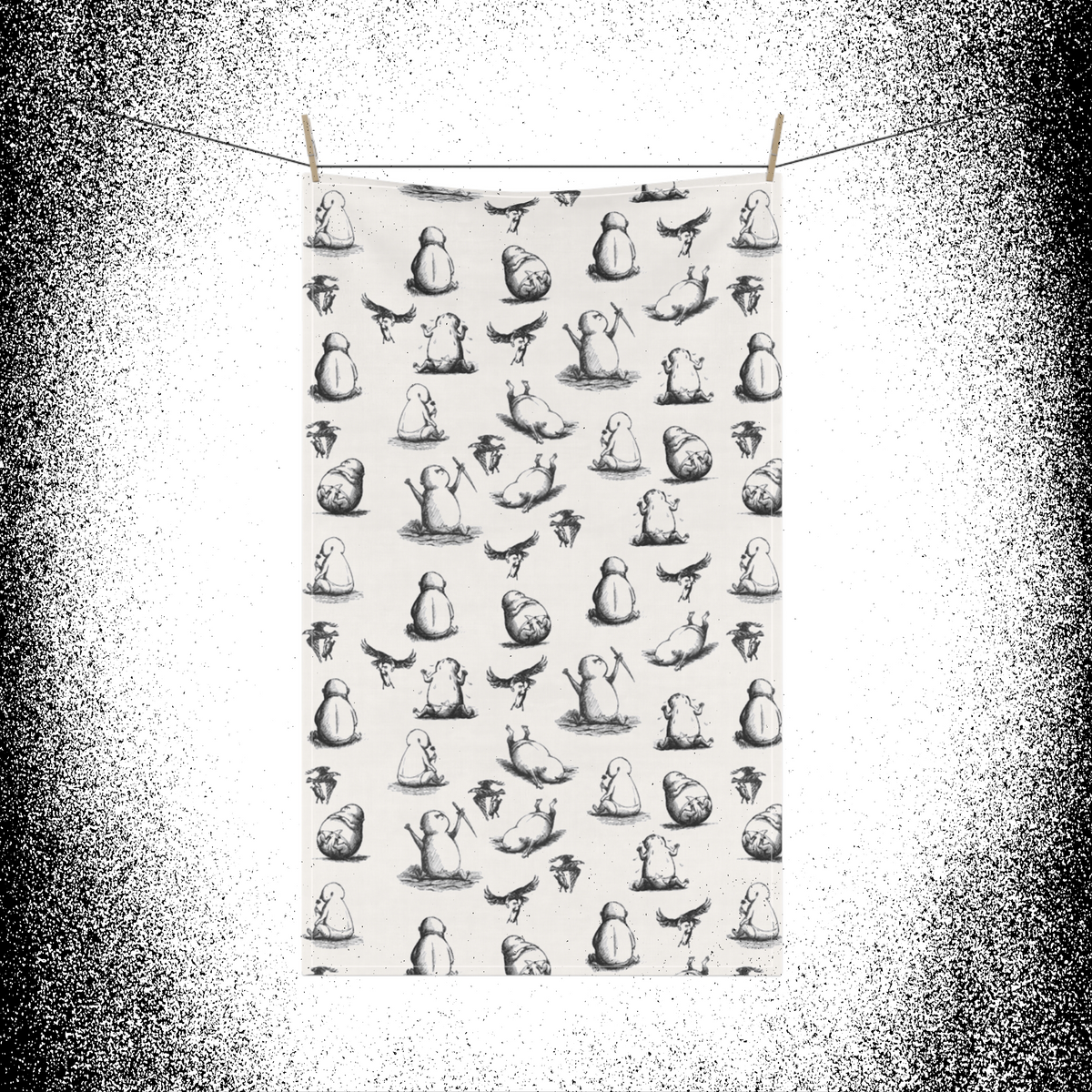 Beastly Baby Tea Towel
