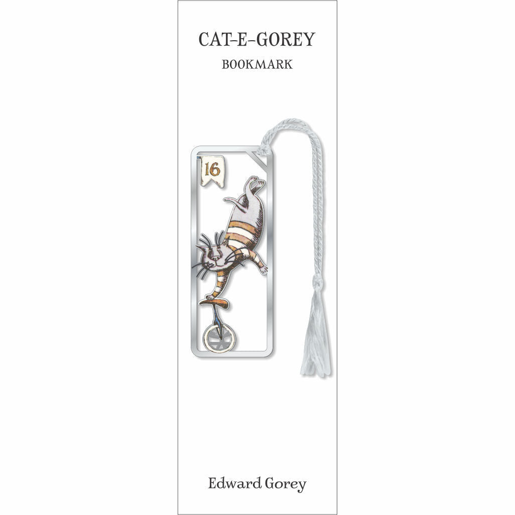 CAT-E-GOREY Metal Bookmark