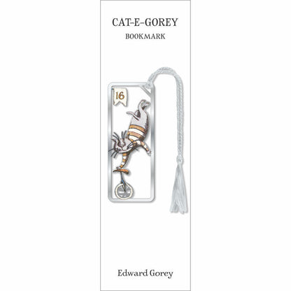 CAT-E-GOREY Metal Bookmark
