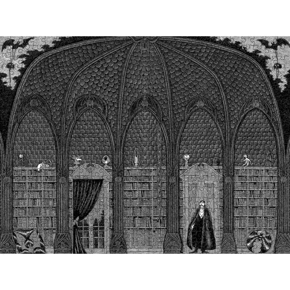 Dracula in Dr. Seward's Library 500-piece Jigsaw Puzzle