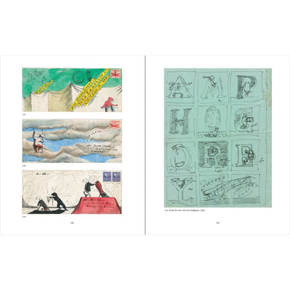 Edward Gorey illustrated envelopes and whimsical letter sketches, The Edward Gorey Online Shop