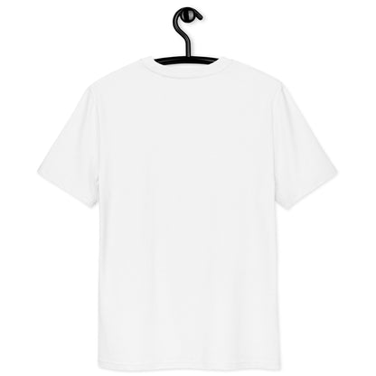 Back view plain white t-shirt on hanger, Edward Gorey Online Shop apparel product image