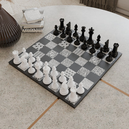 Gorey Patterns Chess Set