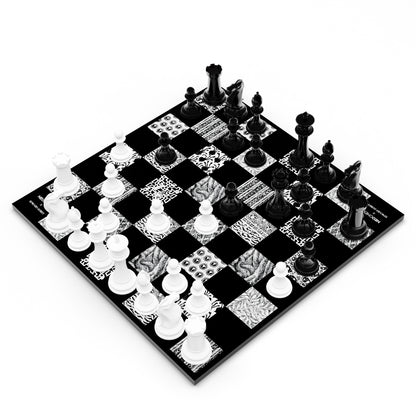 Gorey Patterns Chess Set