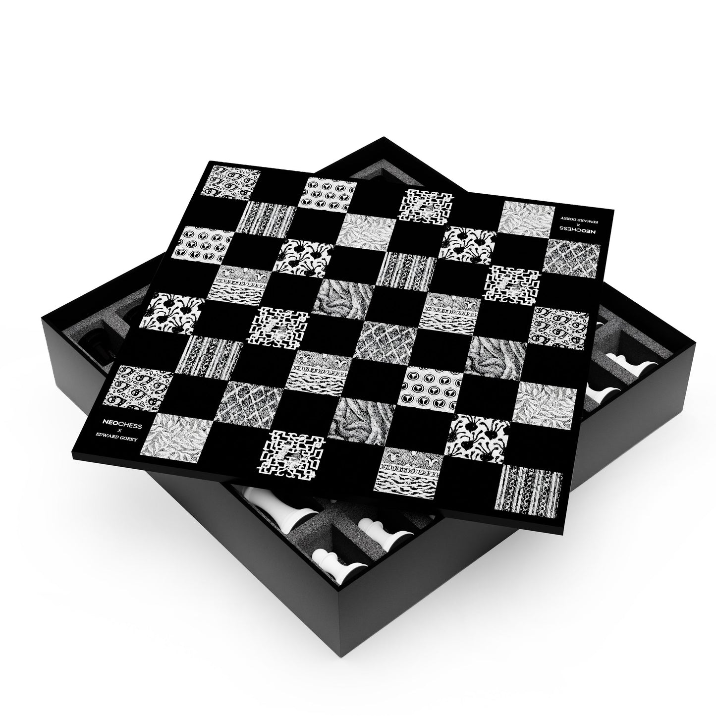 Gorey Patterns Chess Set
