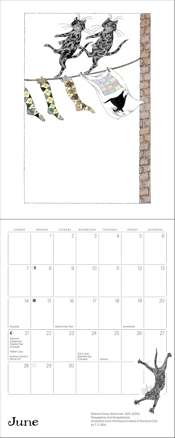 Mini Wall Calendar 2026: Practical Cats