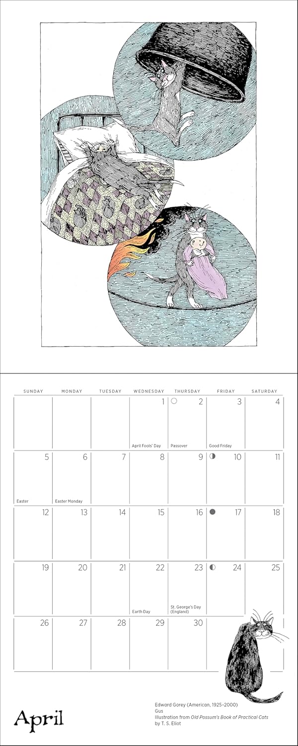 Mini Wall Calendar 2026: Practical Cats