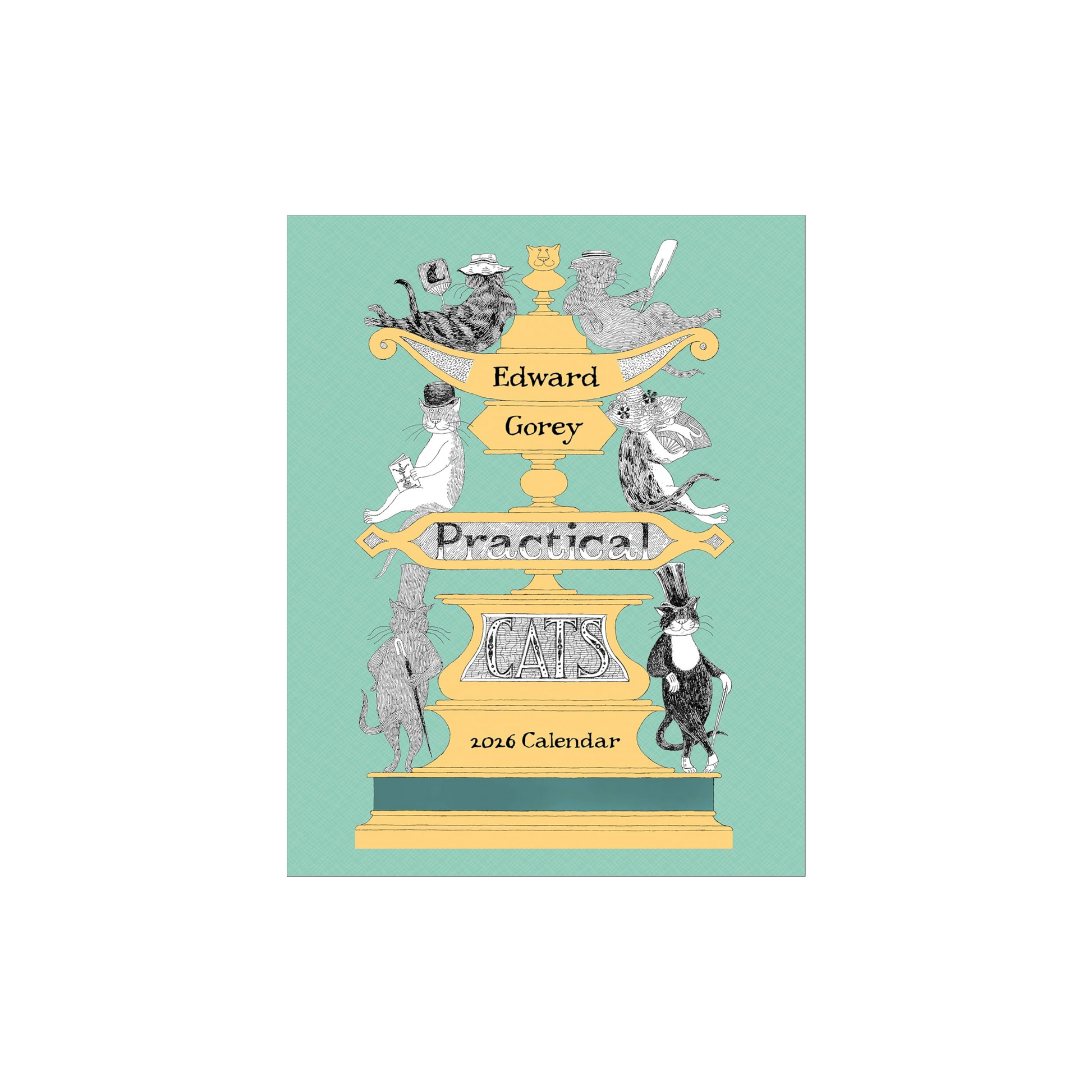 Mini Wall Calendar 2026: Practical Cats