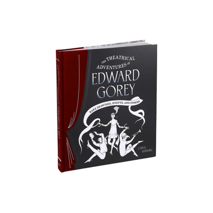 Theatrical Adventures of Edward Gorey book cover featuring rare drawings and scripts, Edward Gorey Online Shop