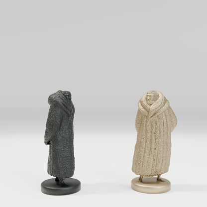 The West Wing Marble Chessboard with Bronze Pieces