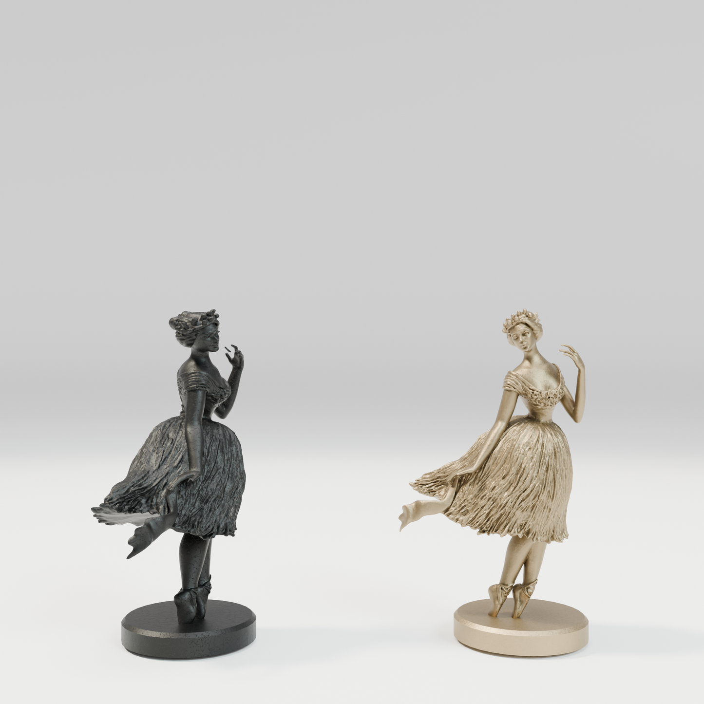 The West Wing Marble Chessboard with Bronze Pieces