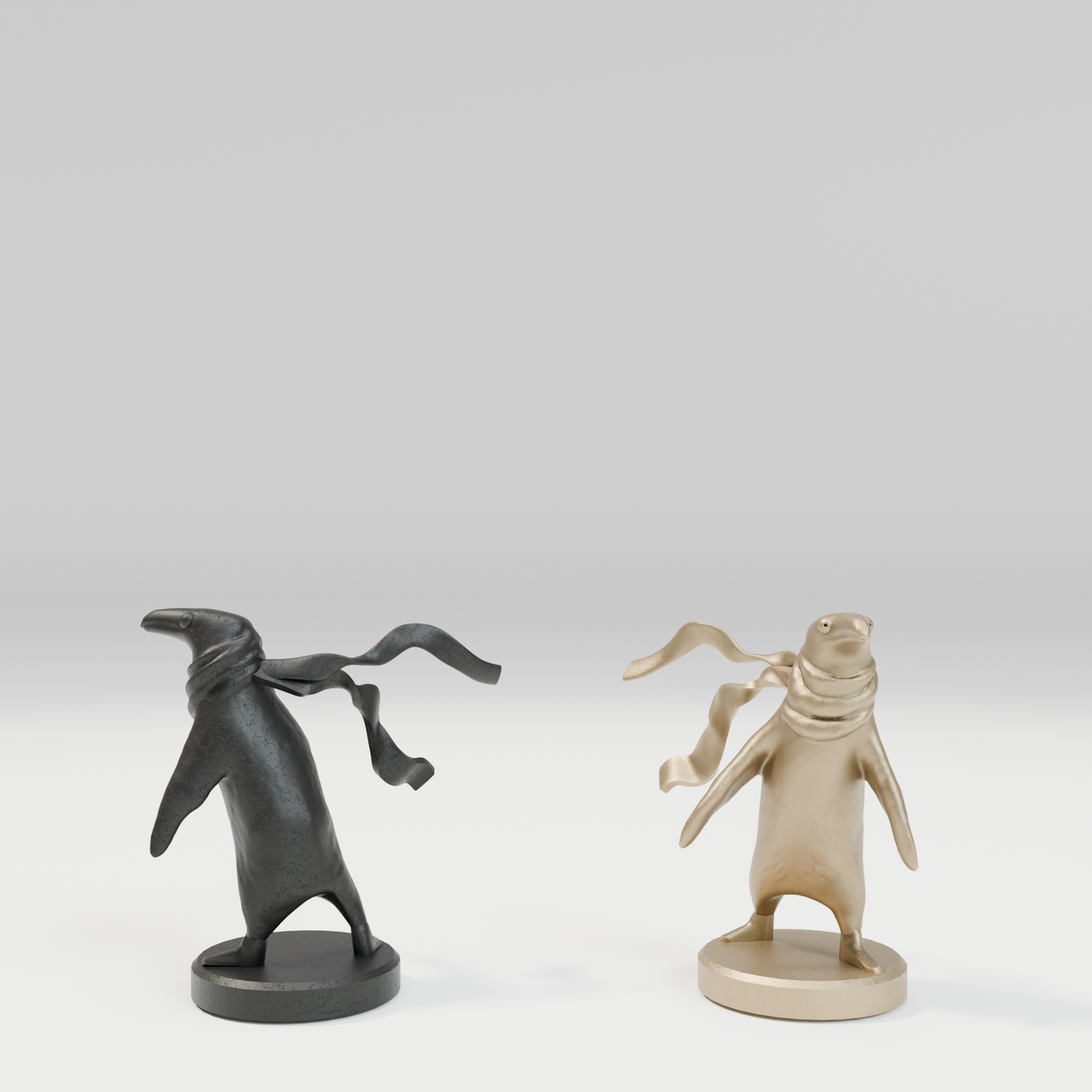 The West Wing Marble Chessboard with Bronze Pieces