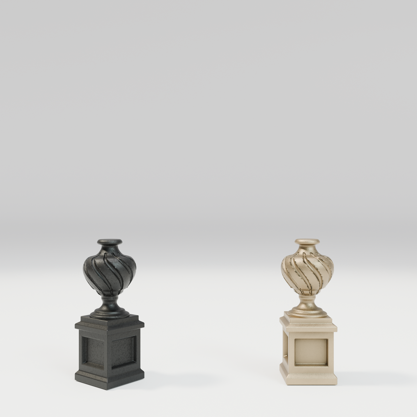 The West Wing Marble Chessboard with Bronze Pieces