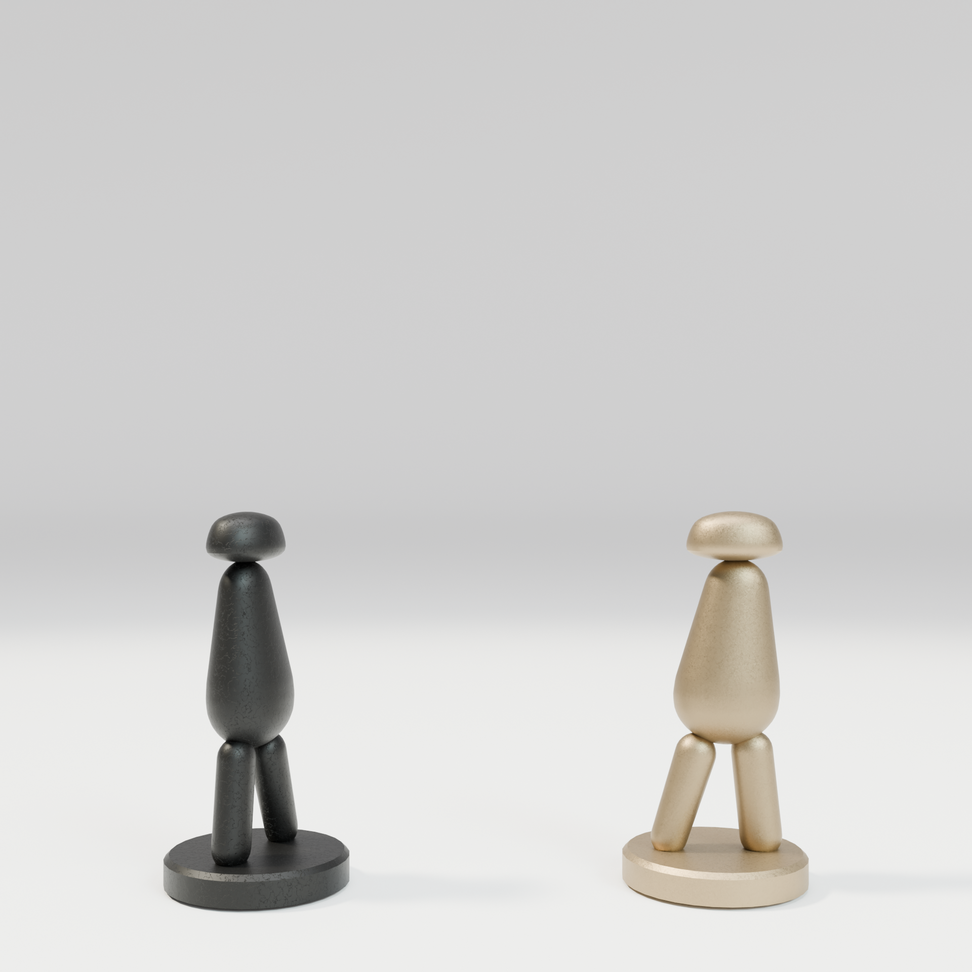 The West Wing Marble Chessboard with Bronze Pieces