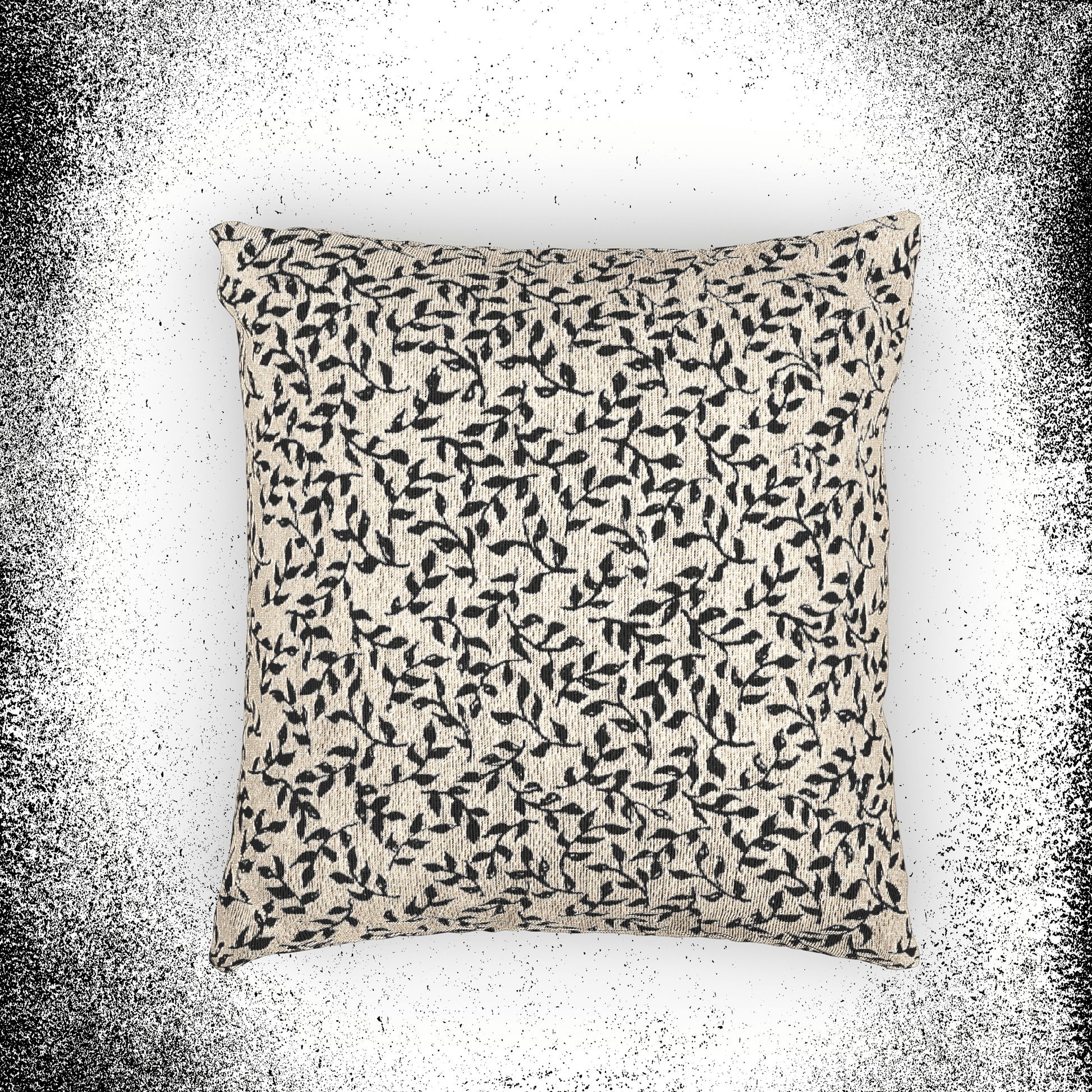 Twining Vines Woven Cushion